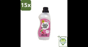 15 x Marcel's Green Soap - Wasverzachter - Patchouli & Cranberry - Zachte frisheid - 30 Wasbeurten - 750 ml - Grootverpakking - Wasverzachter - Biologisch Afbreekbaar - Vegan - Milieuvriendelijk - Natuurlijke Ingrediënten