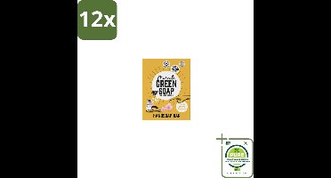 Marcel's Green Soap - Handzeep Bar - Vanille & Cherry Blossom - Krachtige werking - 90 gr - Voordeelverpakking - 12 stuks - Handzeep - Biologische zeep