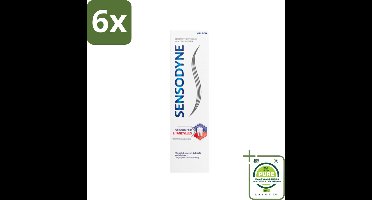 Sensodyne - Tandpasta - Gevoeligheid & Tandvlees - Tandvleesverzorging - 75 ml - Voordeelverpakking - 6 stuks - Tandgevoeligheid - Tandvleesproblemen