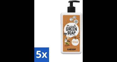 Marcel's Green Soap - Handzeep - Sandelhout & Kardemom - Voor dagelijks gebruik - 500 ml - Bulkverpakking - 5 stuks