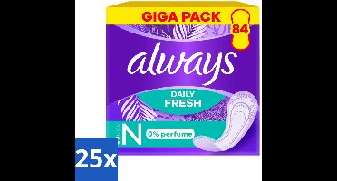 Always - Inlegkruisjes - Normal - 84 Inlegkruisjes - Bulkverpakking - 25 stuks