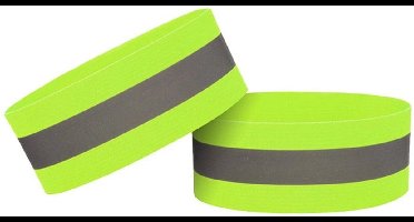Hurtel Reflecterende Armband - Veiligheidsband - Sportarmband - Polyamide - Lichtgewicht en Verstelbaar - Perfect voor Hardlopen en Fietsen