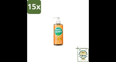 15 x Happy Earth – Handzeep – 100% Natuurlijk Rose Petitgrain – 300 ml - Grootverpakking - Natuurlijke Handzeep - Vegan Handzeep - Rose Petitgrain Handzeep - Antibacterieel Handzeep - Geurige Handzeep