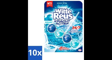 Witte Reus - Kracht Actief Toiletblok - Oceaan - 1 Toiletblok - Bulkverpakking - 10 stuks