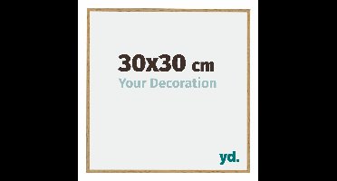 Your Decoration - Fotolijst 30x30 cm - Kunststof - Beuken Licht - Evry