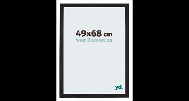 Your Decoration - Puzzellijst 49x68 cm - Zwart Houtnerf - Puzzellijst 500-1000 stukjes - MDF Fotolijst - Mura