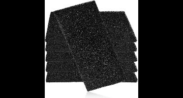 Allecta - Sponsfilter Pads 6 stuks - Universele Vervanging voor Wasmachines en Drogers - Pluizenvanger - Luchtstroomoptimalisatie