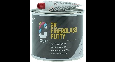 CROP Polyesterhars Plamuur 2K - Glasvezel Reparatieset - 750ml - Reparatie voor Auto - Polyester hars Vulmiddel - Autoplamuur met Verharder