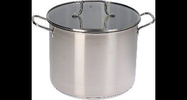 Soeppan speelgoed RVS met glazen deksel - 24cm - educatief keukenspeelgoed.