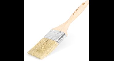 Verfkwast 3 Inch (75 mm) – Houten Handgreep – Platte Kwast Voor Muren, Schuttingen En Grondverf – Voor Water- En Oplosmiddelhoudende Verf [11193E]