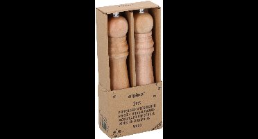 alpina Peper- En Zoutmolen 2 Stuks - Hout