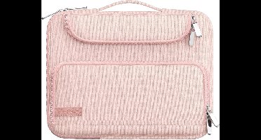 Tablet hoes 9-11 inch voor diverse modellen, waterdicht met dubbele vakken, roze