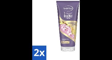 Andrélon - WOW - Masker - Levendig Lang - 180 ml - Voordeelverpakking - 2 stuks