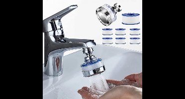 RVV® Waterfilter kraan - Waterfilter - Zilver - ‎14cm x 12cm x 8cm