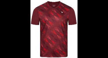 VICTOR T-43102 D badminton tennis sport shirt - bordeaux - maat XXL