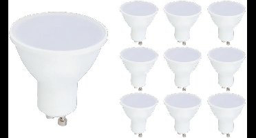 LED line LED Spot GU10 - 3W (vervangt 20W) - 240lm - Ø50mm - 230V - Energiezuinig - 10 stuks