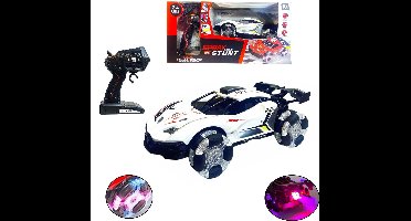 Street Race - Rc auto 2.4GHZ Burn-out - 1:12 Schaal - met rook spray - oplaadbaar