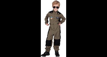 Maverick Top Piloot F35 Straaljager Kind Kostuum