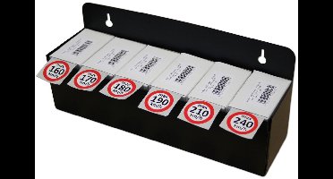 Snelheidssticker Starterset compleet voor winterbanden (incl wanddispenser)