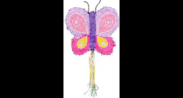 Boland - Trekpiñata Vlinder - Verjaardag, Kinderfeestje, Themafeest -