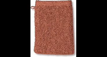Washandje, Set van 3 Stuks, 15 x 21 cm, Roest Rood, Katoen - Kela | Ladessa