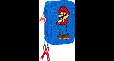 Super Mario Gevuld Etui, Play - 36 stuks - 19,5 x 12,5 x 5,5 cm- Polyester