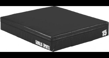 Gorilla Sports Plyo Box - 15 cm - Zwart - PVC - Jump box