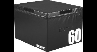 Gorilla Sports Plyo Box - 60 cm - Zwart - PVC - Jump box