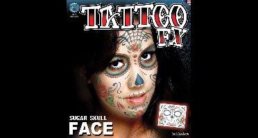 Partychimp Neptatoeage Costume Kits Sugar Skull Polyester