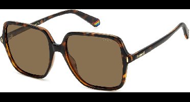 Polaroid Pld 6219/S Rechthoekig Kunststof Gepolariseerde Dameszonnebril