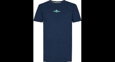 Petrol Industries - Jongens Backprint T-shirt Cascade - Blauw - Maat 176