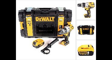 DeWalt DCD 996 accu klopboormachine 18V 95Nm Brushless + 1x accu 5,0Ah + Toughbox - zonder lader