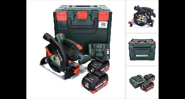 Metabo KS 18 LTX 57 accu-handcirkelzaag 18 V 165 mm + 2x accu 10,0 Ah + oplader + metaBOX
