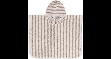 Jollein Badponcho Stripe Terry - Olive Green - GOTS