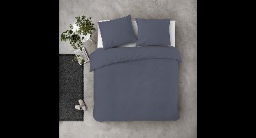 Byrklund Dekbedovertrek Sleep Softly - 155x220 - 100% Katoen - Donker Blauw