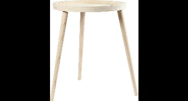 Creotime Bijzettafel Dienblad Hout 48 X 40 Cm Blank Per Stuk