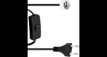 EUROLITE GU-10 Socket Stroomkabel - Voedingskabel - , Plug, Switch