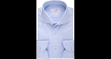 Profuomo Hadleighs Royal Twill Shirt No6 Blauw - Maat 42 - Heren - Overhemden Formeel