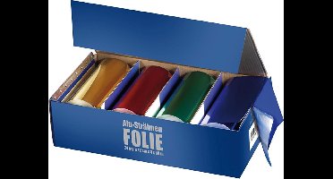 Comair - Aluminiumfolie 4 Kleuren - 24my