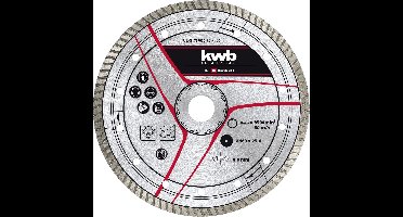 KWB Diamantslijpschijf 180 x 25,4mm Turbo