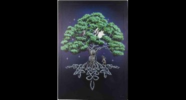 Something Different Canvas afbeelding Tree of Life 50 x 70 cm Multicolours