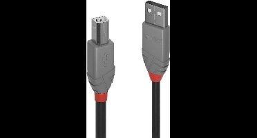 Lindy Usb 2.0 A Naar B Kabel Voor Apparaten, Computers En Laptops, Snelle Overdracht Van 1 Meter