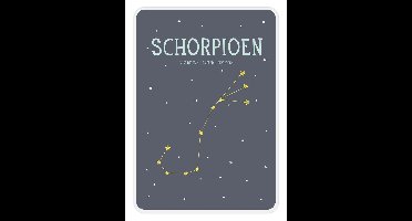 Milestone - Sterrenbeeld Posterkaart - Schorpioen