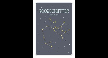 Milestone - Sterrenbeeld Posterkaart - Boogschutter