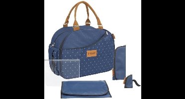 BADABULLE Weekend luiertas - blauw