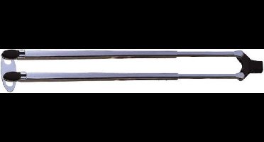 Roca Parallelarm W38, Zwart/RVS 620-900mm