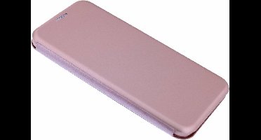 Ntech Geschikt voor Samsung Galaxy S10+ Plus Luxe Rose Goud TPU / Kunststof Flip Cover met Magneetsluiting