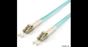 Equip 255411 Glasvezel kabel 1 meter LC OM3 turquoise