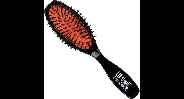 Eurostil 00303 haarborstel en -kam Universeel Paddle haarborstel Zwart, Rood 1 stuk(s)