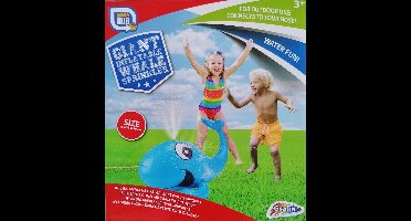 Grafix Watersproeier opblaasbare walvis 75 cm